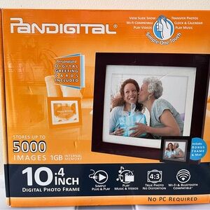 Pandigital 10.4-Inch Digital Photo Frame - Black